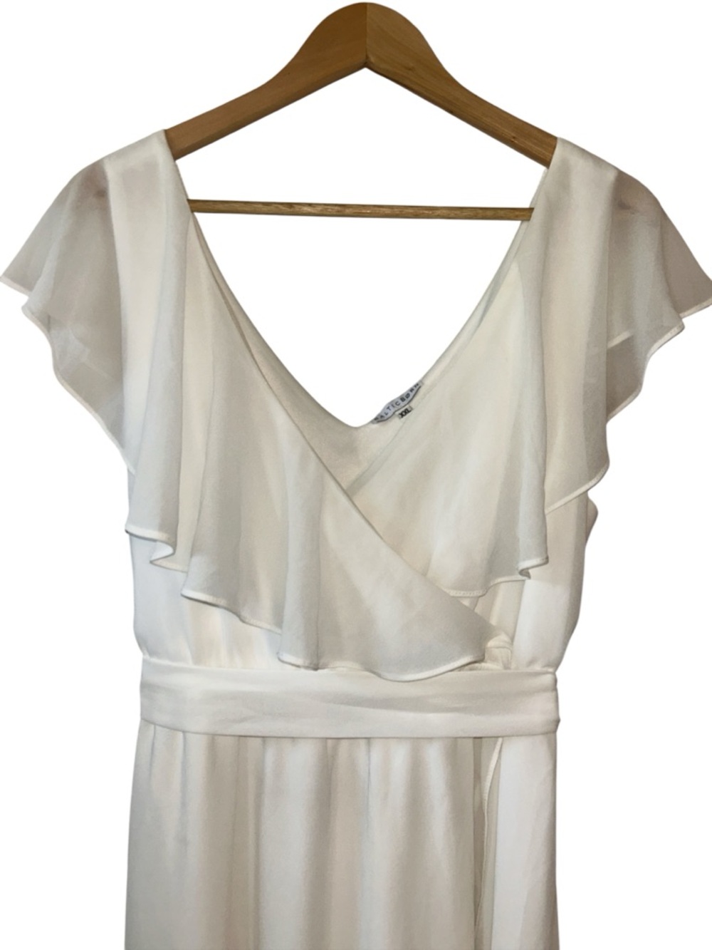 Baltic Born Katya Ruffle Maxi Dress Beach Wedding Elopement Engagement Size XXL - Picture 3 of 10